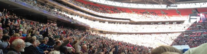 40,000 Christians filled Wembley to pray - Sept 2012. . We can all do the stuff